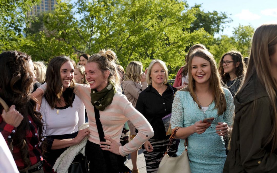 What does the Mormon Church say about women covering their heads while in church?