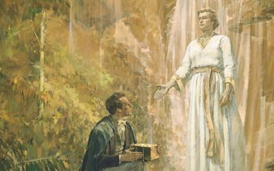 What happened to the golden plates after Joseph Smith finished translating the Book of Mormon?