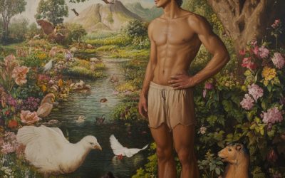 What is the relationship between prehistoric men and Adam?