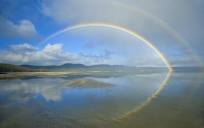 What is the reason for no rainbows appearing in the sky for a year before the Lord comes?