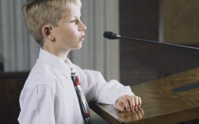 Should children under the age of 8 be allowed to share their testimonies in church?