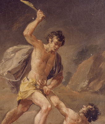 Cain murdering Abel