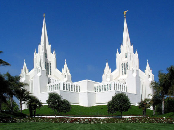 Why does the Mormon church spend so much money on temples?