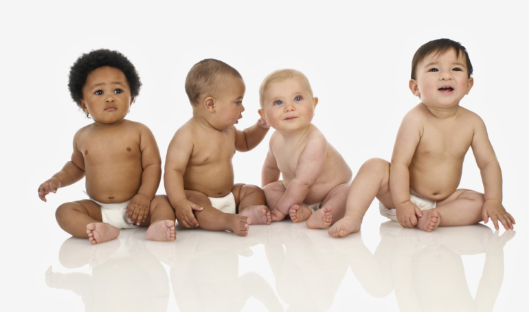 group of babys mormon