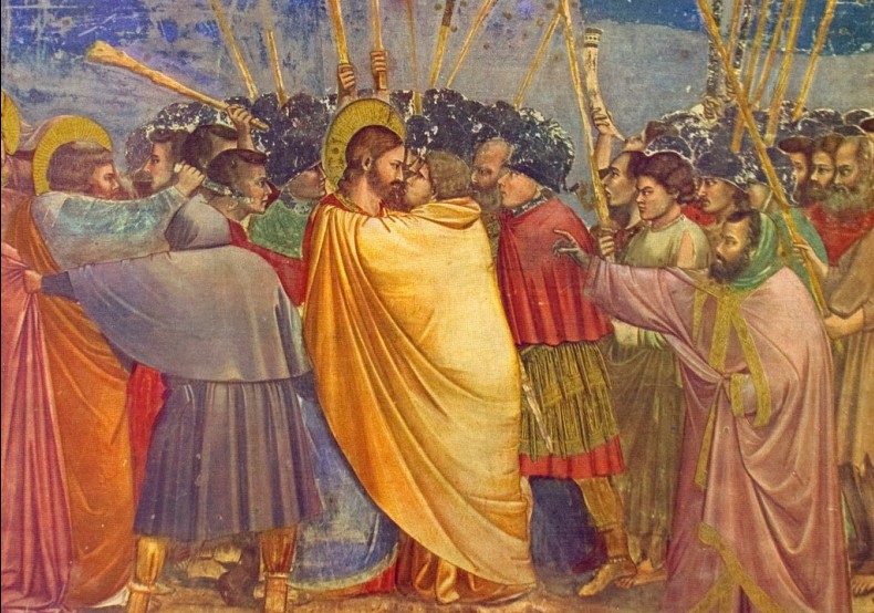 Judas-betrays-Christ