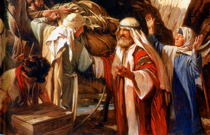 How old was Nephi when his family left Jerusalem?