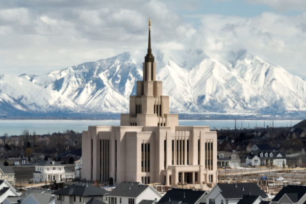 What happens at a temple dedication?
