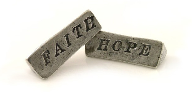 What is the difference between having faith and having hope?