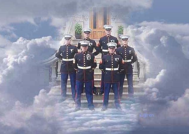 Why doesn’t the Church preach about the United States Marine Corp guarding the gates of heaven?