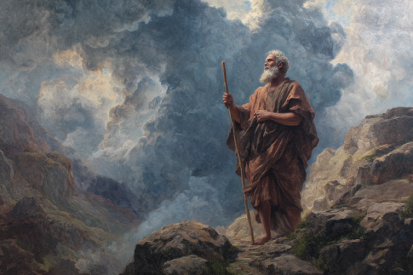 As recorded in the Book of Moses, who was speaking to Moses?