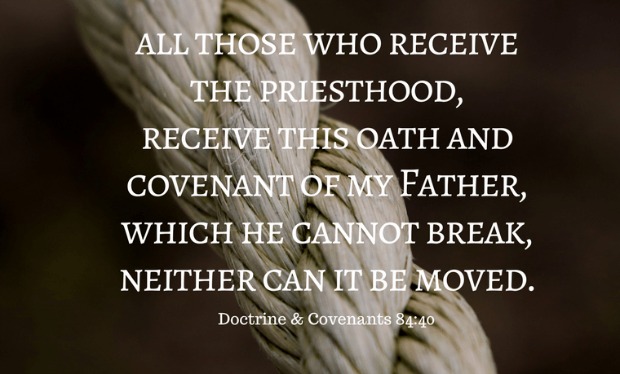 If an oath is a verbal declaration why didn’t I have to say anything when ordained to the Melchizedek Priesthood?