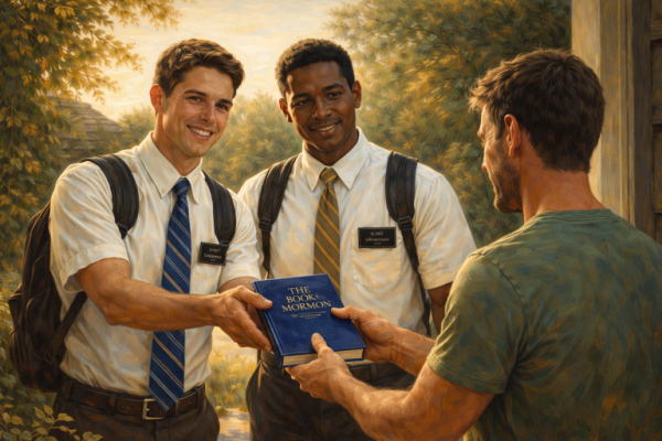 Why do missionaries only hand out the Book of Mormon?