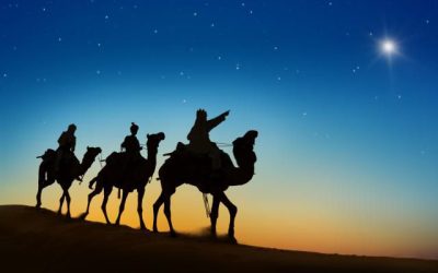 How did the wisemen follow the star in the east?