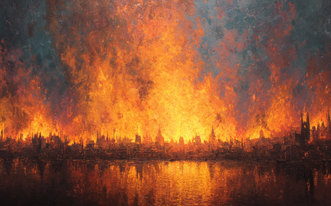 What will happen before God cleanses the earth with fire?