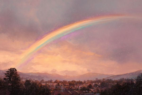 Does a year without rainbows mean Christ is coming the following year?