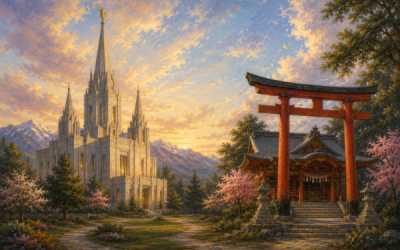 What are the differences/similarities between a Latter-day Saint temple and a Shinto shrine?