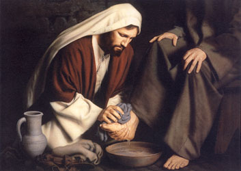 Image result for pics of jesus washing feet